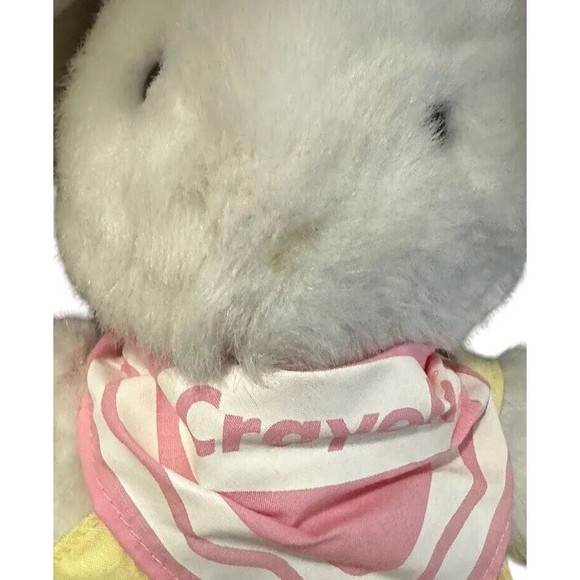 Vintage Hallmark Crayola Painter BUNNY Rabbit Spring Plush Stuffed Animal 1989 - Picture 13 of 15
